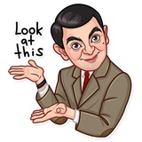 Mr. Bean WhatsApp Sticker #24