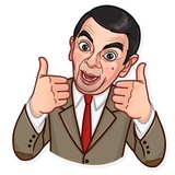 Mr. Bean WhatsApp Sticker #3