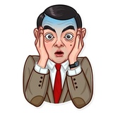Mr. Bean WhatsApp Sticker #4