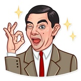 Mr. Bean WhatsApp Sticker #6
