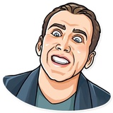 Nicolas Cage WhatsApp Sticker #16