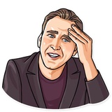 Nicolas Cage WhatsApp Sticker #21