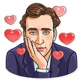 Nicolas Cage WhatsApp Sticker #24