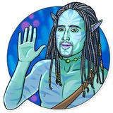 Nicolas Cage WhatsApp Sticker #25