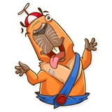 Mr. Capybara WhatsApp Sticker #15