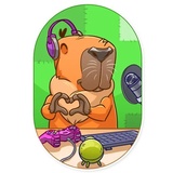 Mr. Capybara WhatsApp Sticker #18