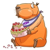 Mr. Capybara WhatsApp Sticker #19