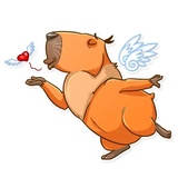 Mr. Capybara WhatsApp Sticker #2