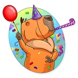 Mr. Capybara WhatsApp Sticker #29