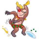 Mr. Deer WhatsApp Sticker #12