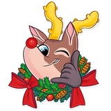 Mr. Deer WhatsApp Sticker #13