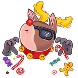 Mr. Deer WhatsApp Sticker #14