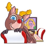 Mr. Deer WhatsApp Sticker #19