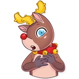 Mr. Deer WhatsApp Sticker #23