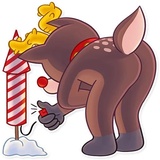 Mr. Deer WhatsApp Sticker #25