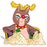 Mr. Deer WhatsApp Sticker #27