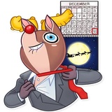 Mr. Deer WhatsApp Sticker #29