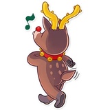 Mr. Deer WhatsApp Sticker #5