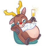 Mr. Deer WhatsApp Sticker #6