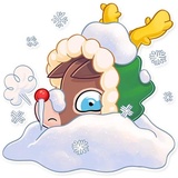 Mr. Deer WhatsApp Sticker #8