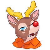 Mr. Deer WhatsApp Sticker #9