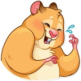 Mr. Hamster WhatsApp Sticker pack