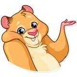 Mr. Hamster WhatsApp Sticker #10