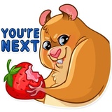 Mr. Hamster WhatsApp Sticker #11