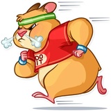 Mr. Hamster WhatsApp Sticker #12
