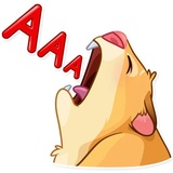 Mr. Hamster WhatsApp Sticker #13