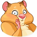 Mr. Hamster WhatsApp Sticker #14