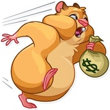 Mr. Hamster WhatsApp Sticker #23