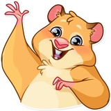 Mr. Hamster WhatsApp Sticker #5