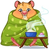 Mr. Hamster WhatsApp Sticker #9