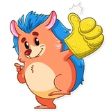 Meet the Hedgehog WhatsApp Sticker #3