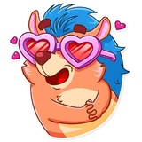 Meet the Hedgehog WhatsApp Sticker #6