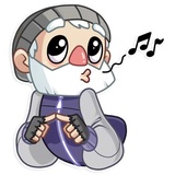 Mr. Hobo WhatsApp Sticker #23