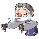 Mr. Hobo WhatsApp Sticker #25