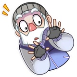 Mr. Hobo WhatsApp Sticker #4