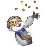 Mr. Hobo WhatsApp Sticker #6