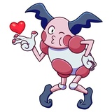 Mr. Mime WhatsApp Sticker #8