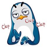 Mr. Penguin WhatsApp Sticker #13