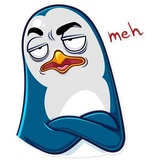 Mr. Penguin WhatsApp Sticker #16