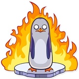 Mr. Penguin WhatsApp Sticker #26