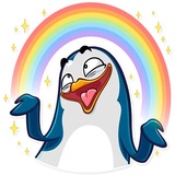 Mr. Penguin WhatsApp Sticker #7