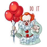 Pennywise WhatsApp Sticker #23