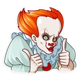 Pennywise WhatsApp Sticker #4