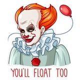 Pennywise WhatsApp Sticker #9
