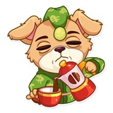 Mr. Pup WhatsApp Sticker #10