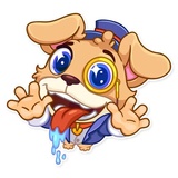 Mr. Pup WhatsApp Sticker #11